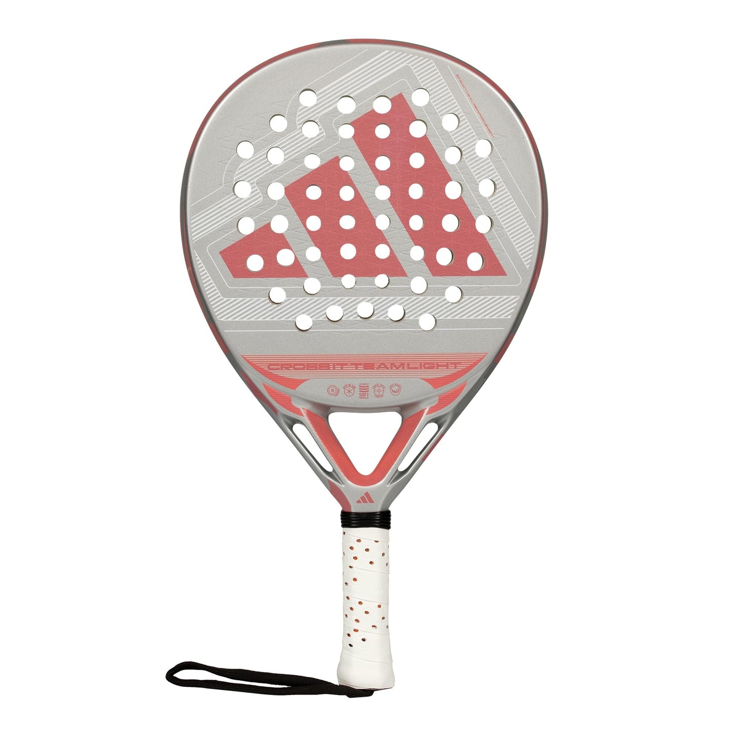 adidas Crossit Team Light 2026 Padel Racket Full Surface White G
