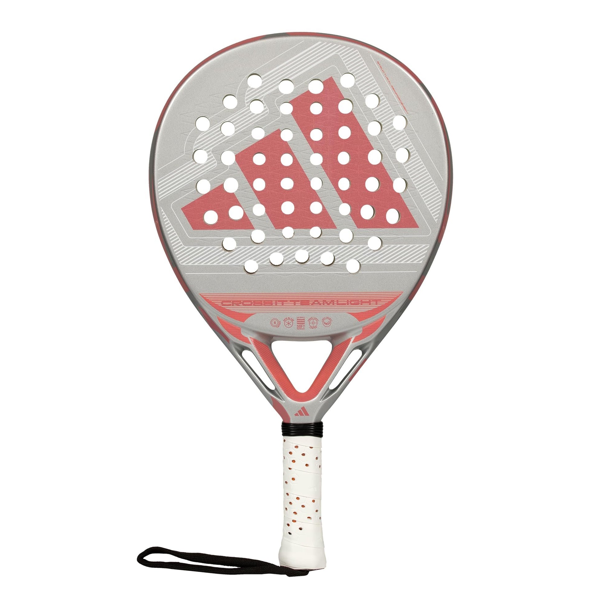 adidas Crossit Team Light 2026 Padel Racket Full Surface White G