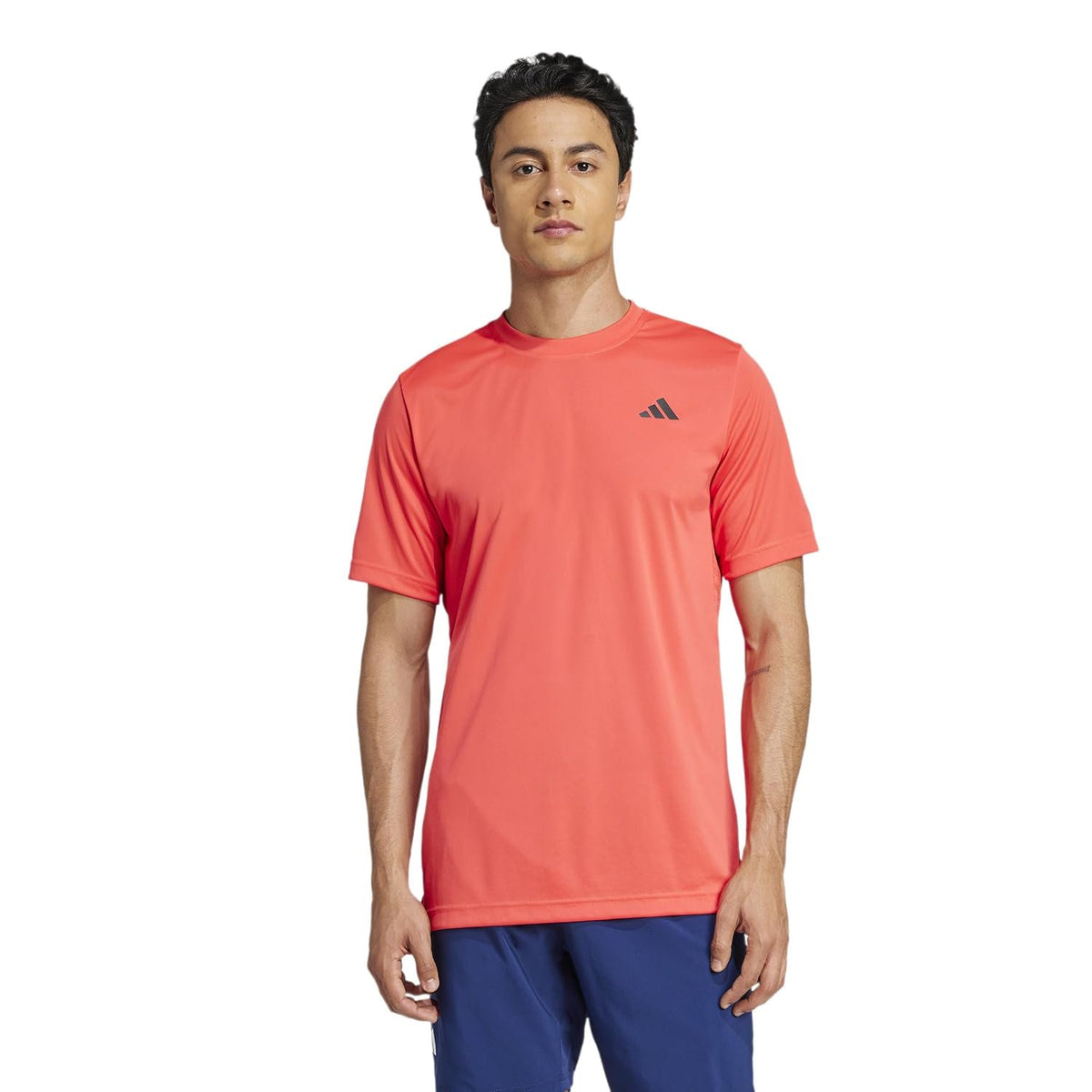 adidas Men's Club Tennis Climacool T-Shirt, Semi Lucid Red, Small