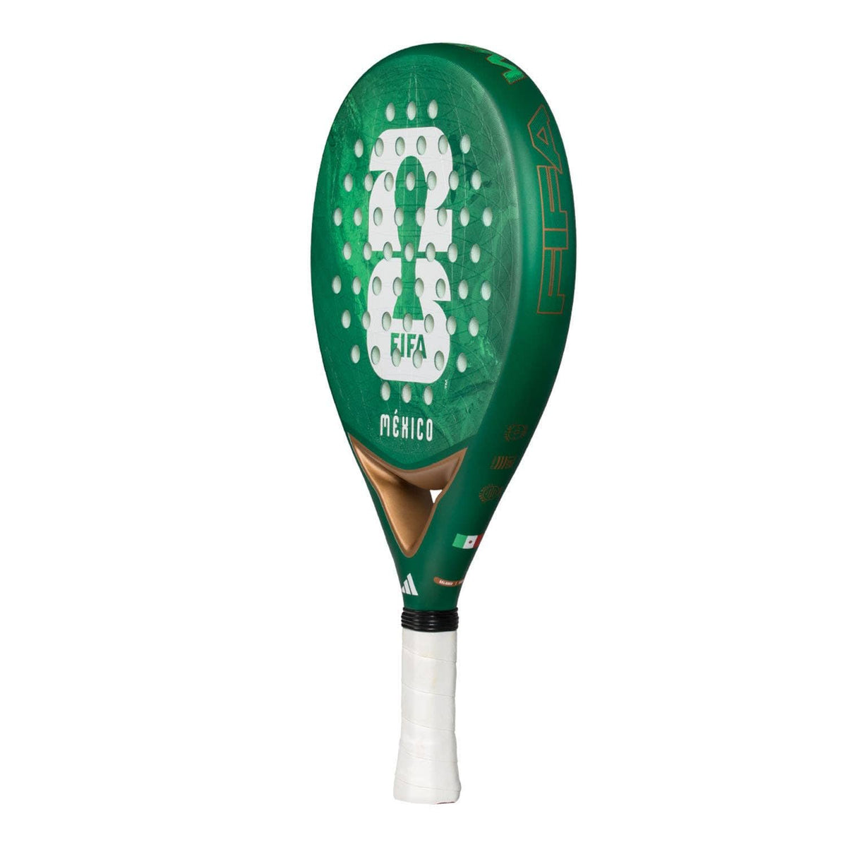 adidas Mexico WC 2026 Padel Racket with Fiberglass Frame