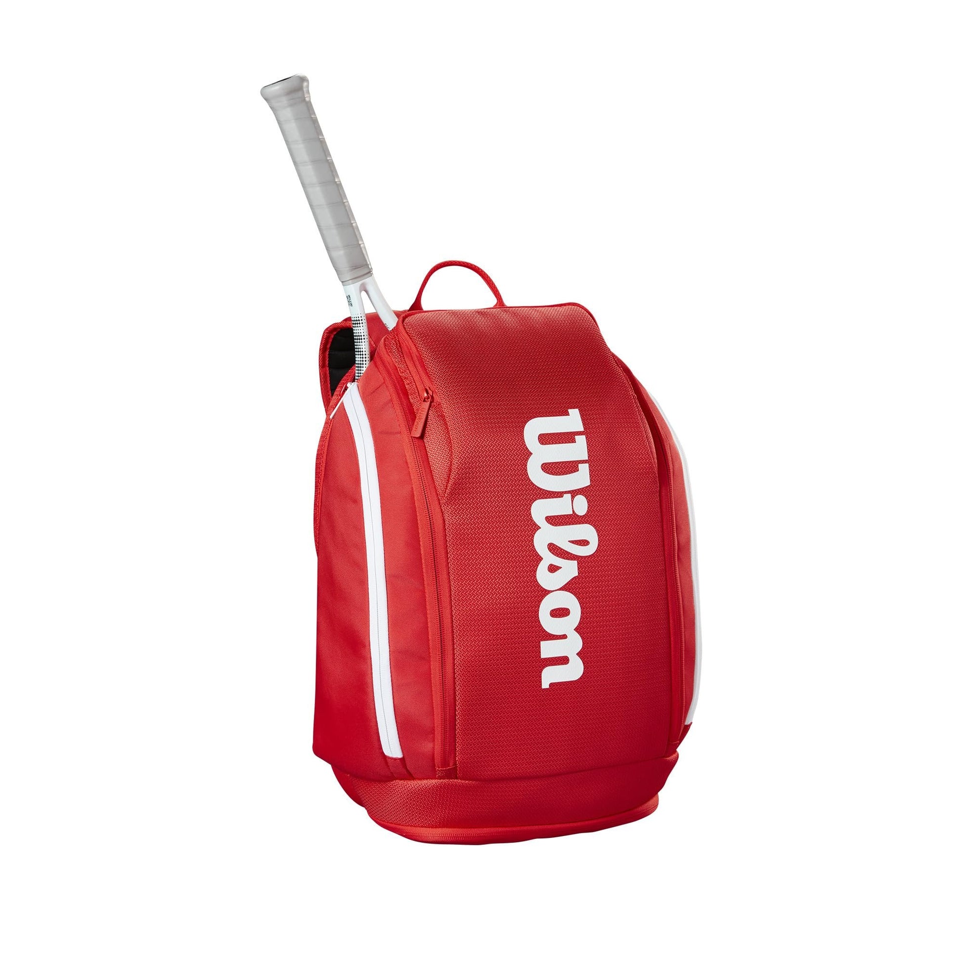 WILSON 2025 Super Tour Red Tennis Racket Bags - Red/White