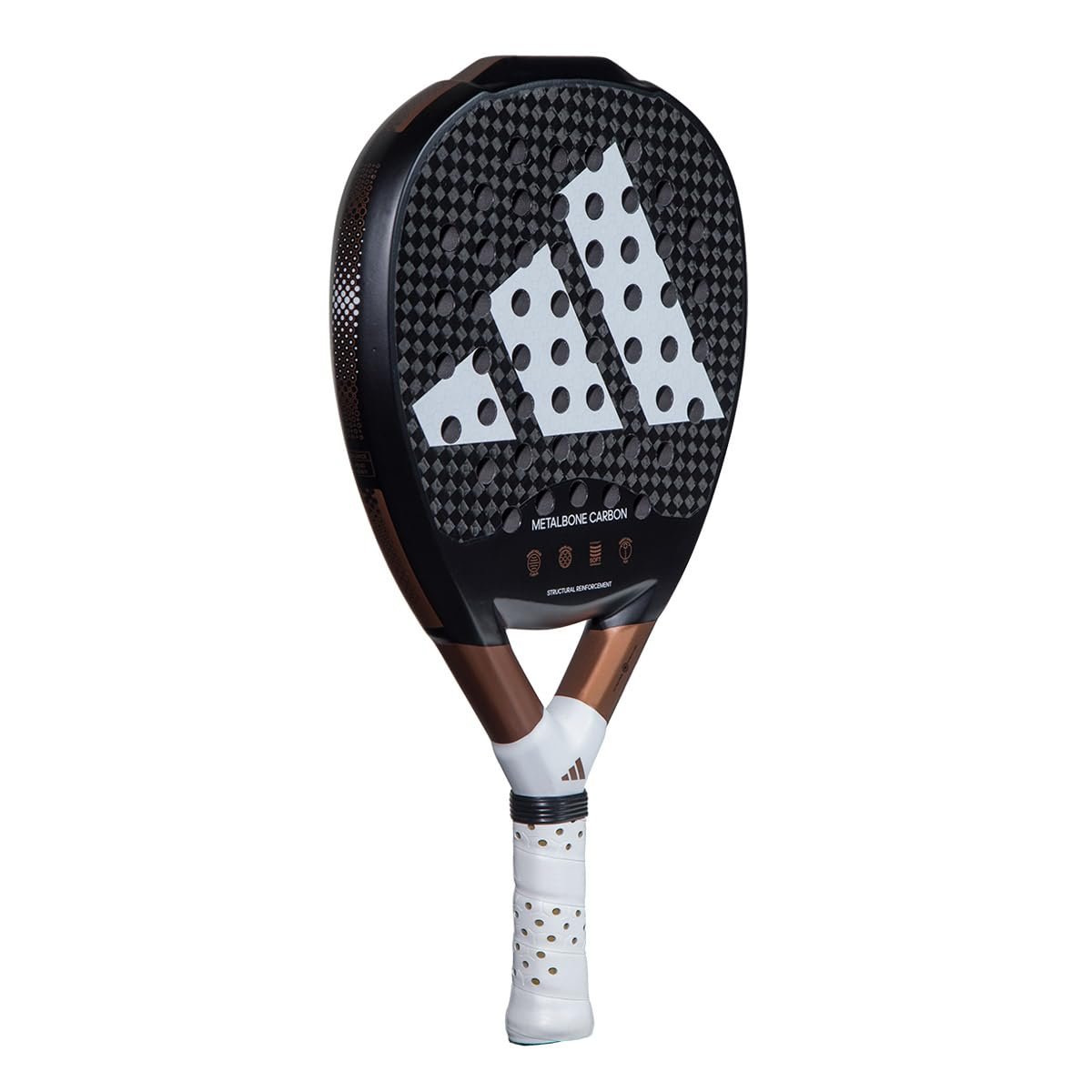 Adidas METALBONE Carbon Black and Gold Padel Racket
