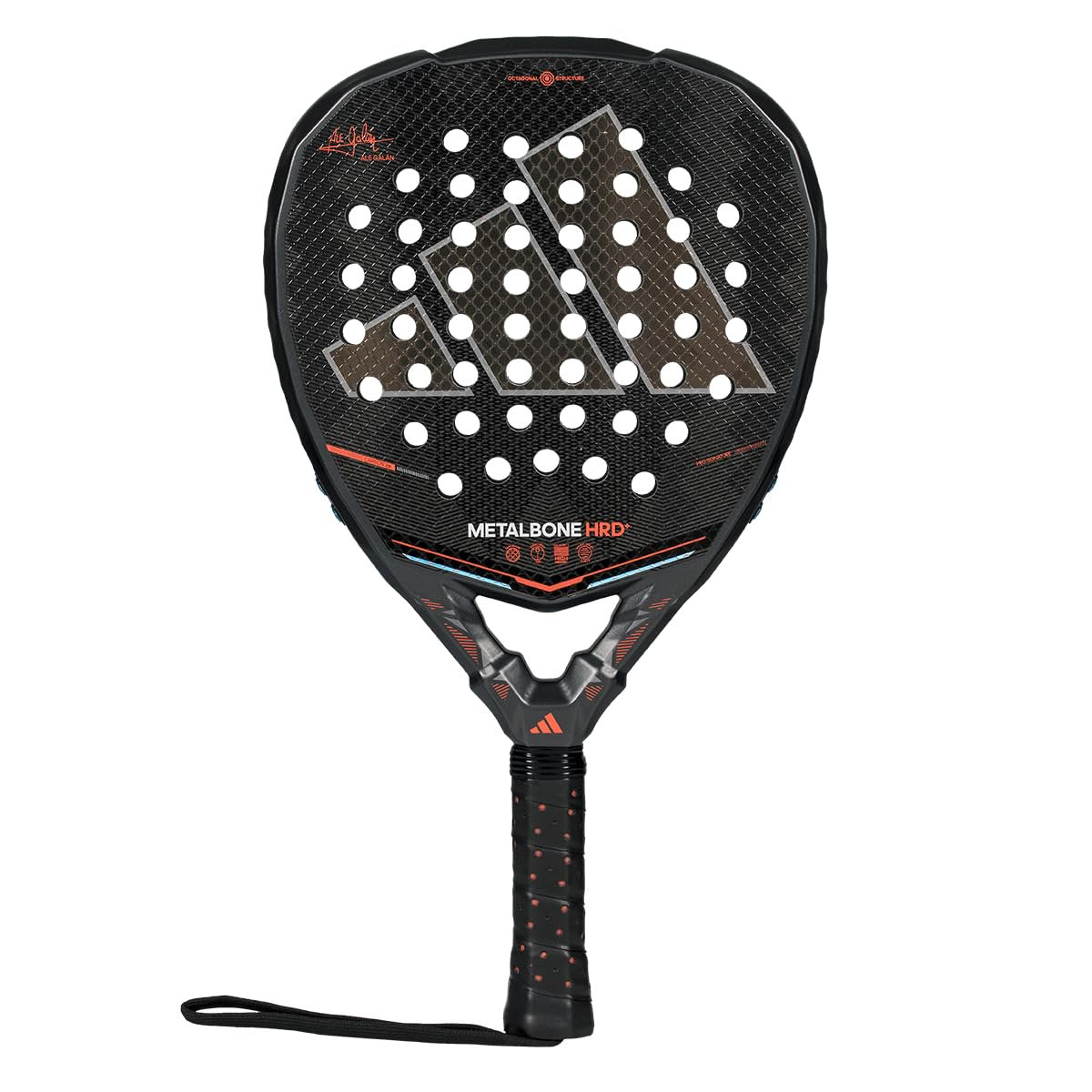 adidas Metalbone HRD 2026 Padel Racket - Black Diamond Shape with EVA Foam & Carbon 16K
