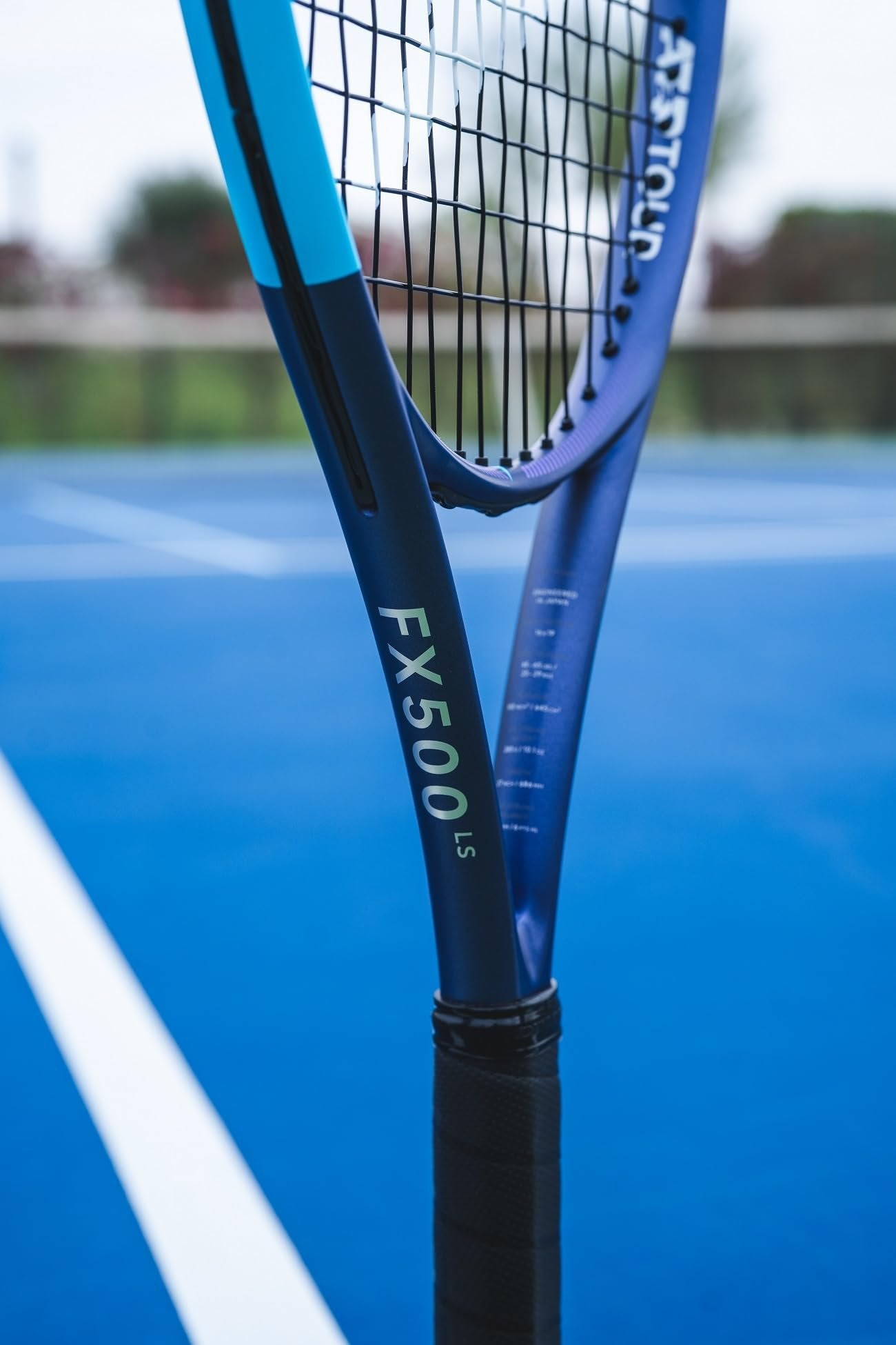 Dunlop Sports FX500 LS Tennis Racket, Blue/Black V26
