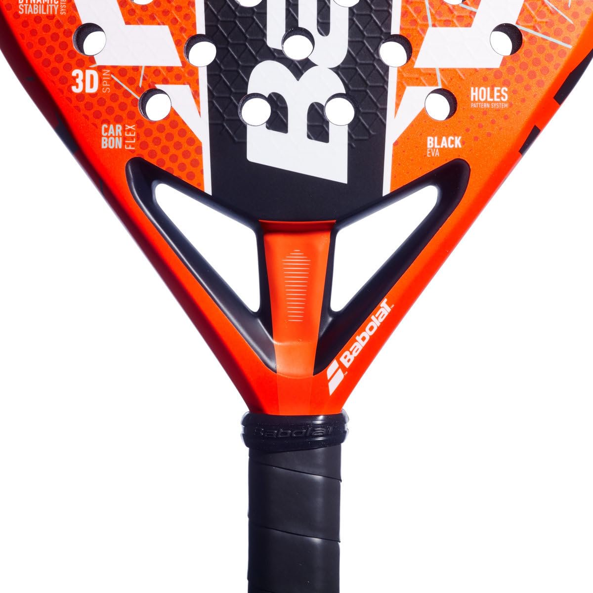 Babolat Veron Juan Lebron 3.0 Padel Racket (Orange/Black)