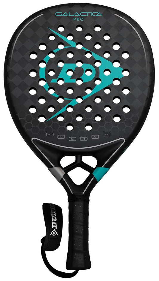 Dunlop Sports Galactica Pro Padel Racket, Black/Blue V25