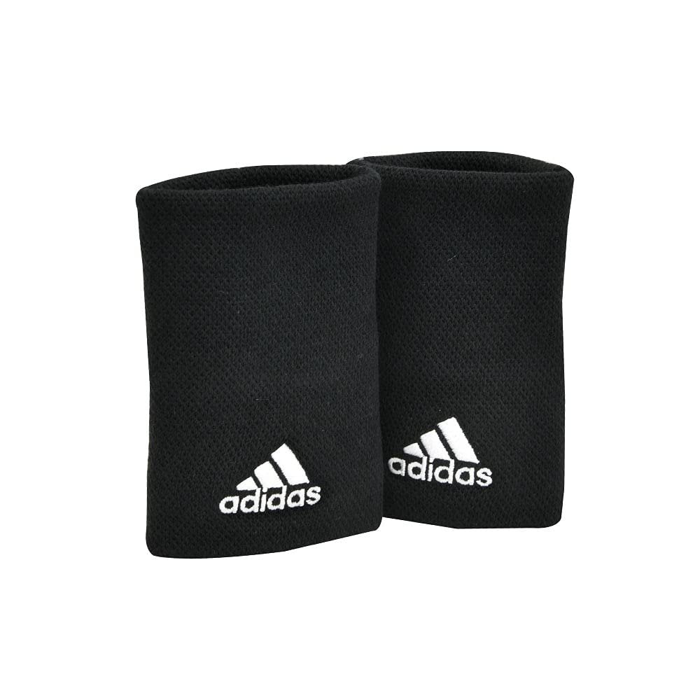 Adidas Large Tennis Wristband , Black