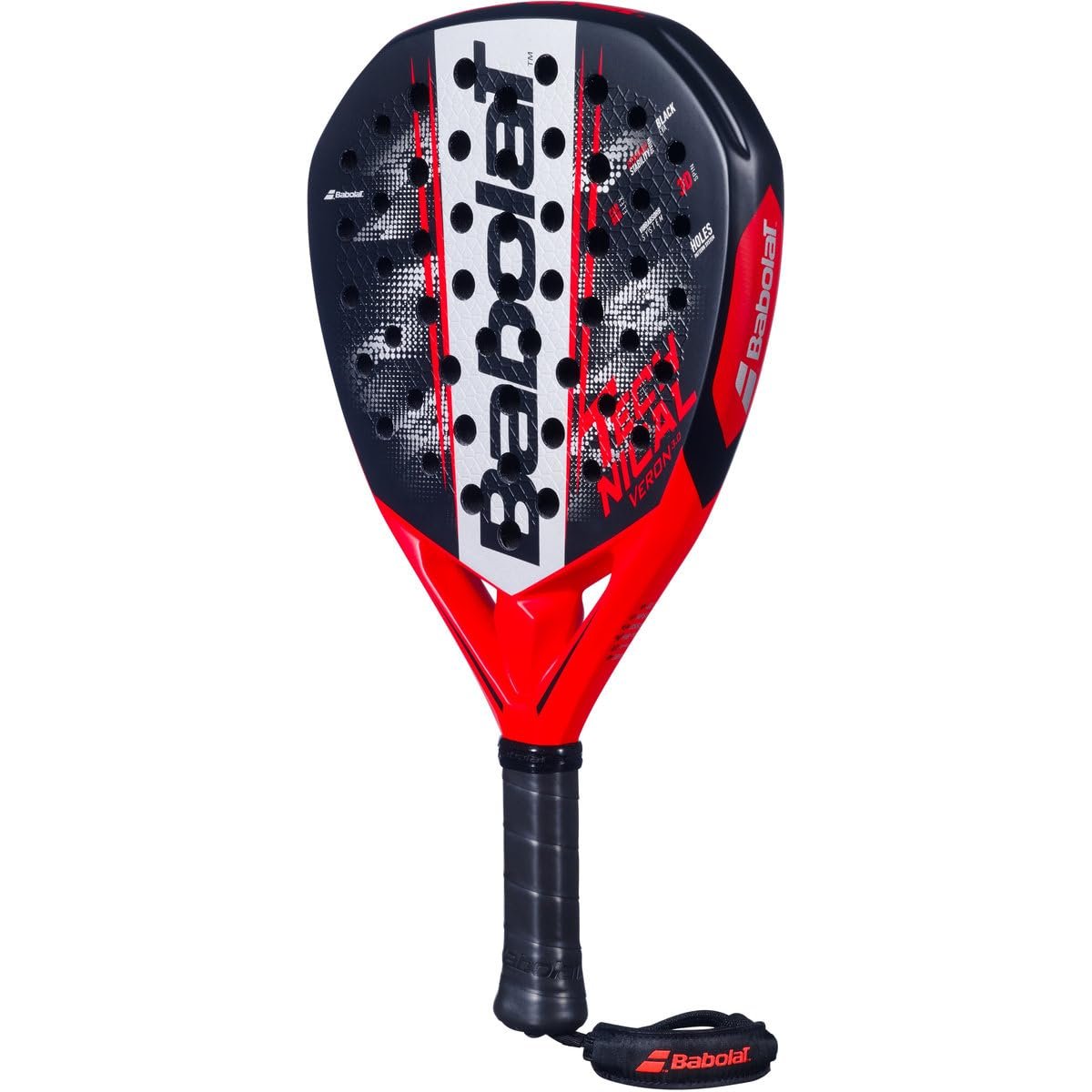 Babolat Technical Veron 3.0 Padel Racket (White/Red/Black)