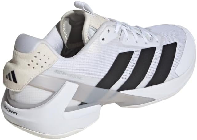adidas Men's  Adizero Ubersonic 5 Tennis Shoe,  White Black