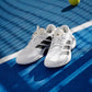 adidas Men's  Adizero Ubersonic 5 Tennis Shoe,  White Black