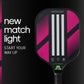 Adidas Match Pickleball Paddle - Fiberglass Surface - Polypropylene Honeycomb Core - Featuring Spinblade Grit - Designed for Beginners - USAPA Approved