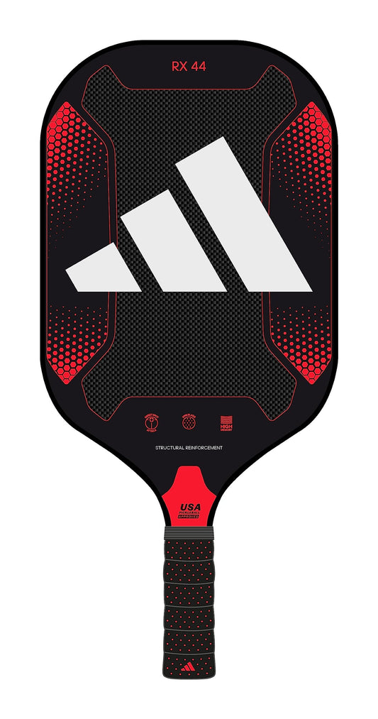 Adidas RX 44 Pickleball Paddle -Fiberglass Surface-Classic Multilayer Construction-HD Polypropylene Honeycomb Core-Features Spinblade Grit-Designed for Intermediate to Advanced Players-USAPA Approved
