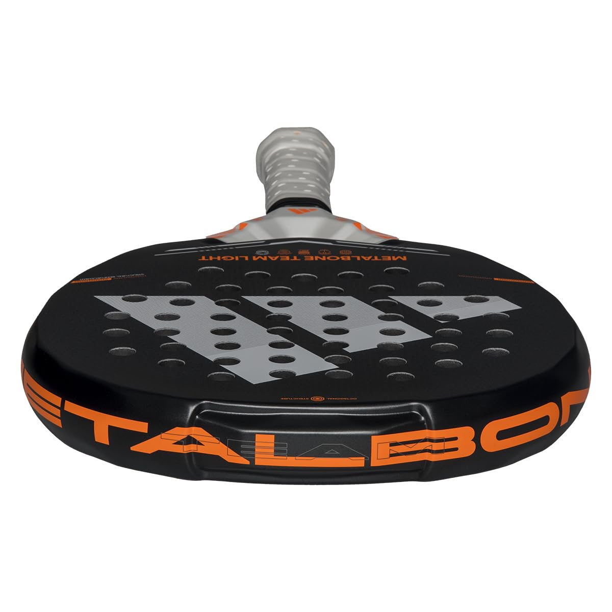 adidas Metalbone Team Light 2026 Racket Black, Round Shape, EVA Soft Performance Foam, Fiberglass