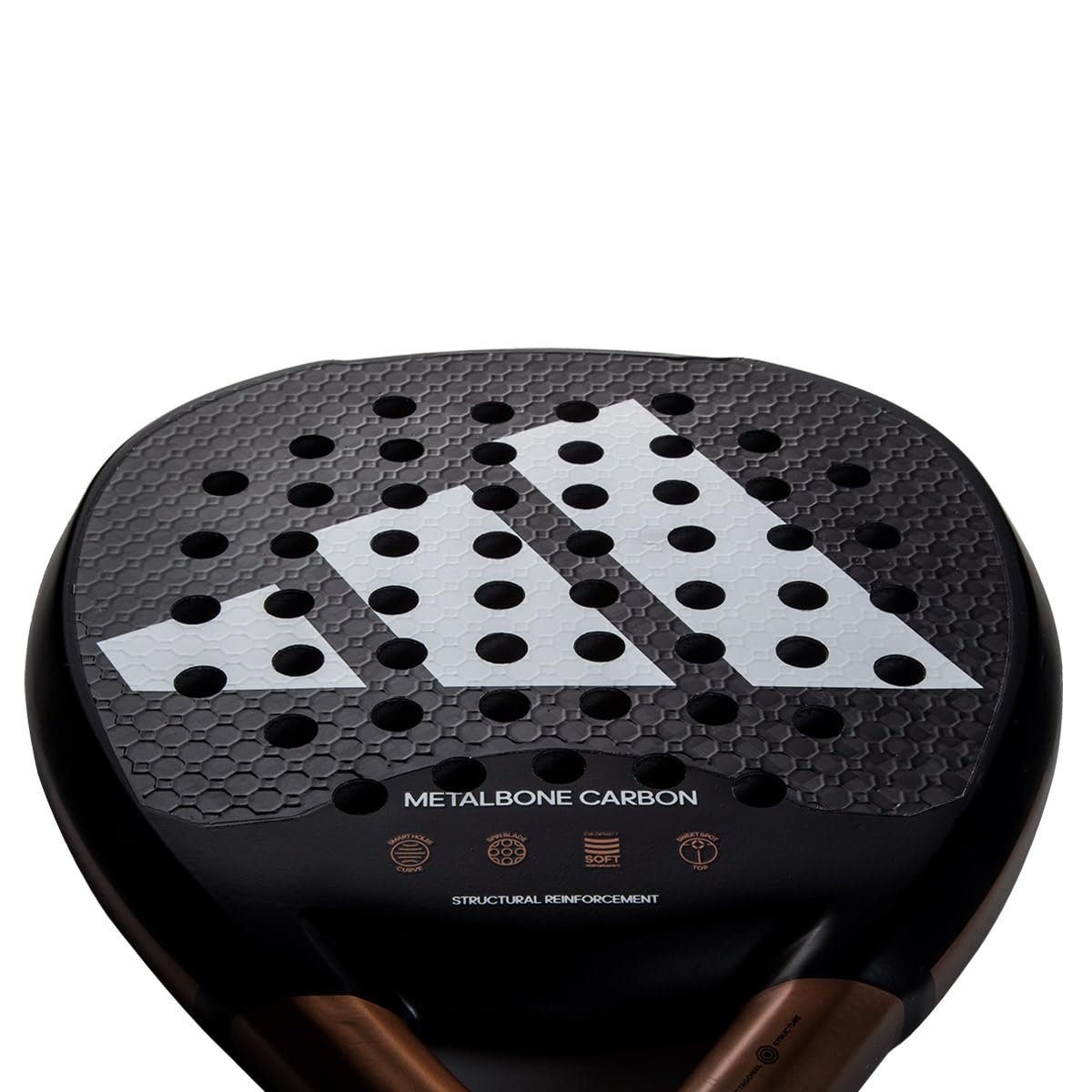 Adidas METALBONE Carbon Black and Gold Padel Racket
