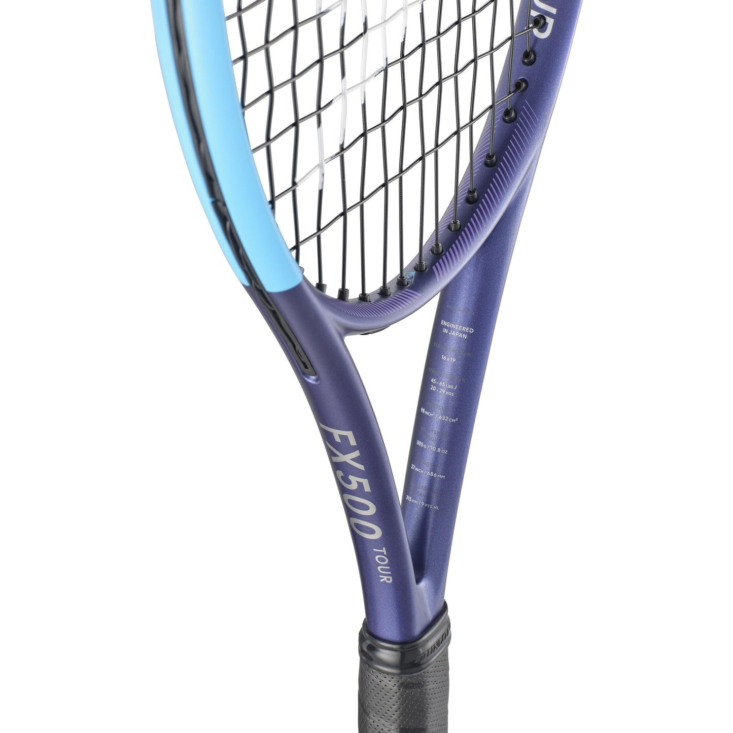 Dunlop Sports FX500 Tour Tennis Racket, Blue/Black V26