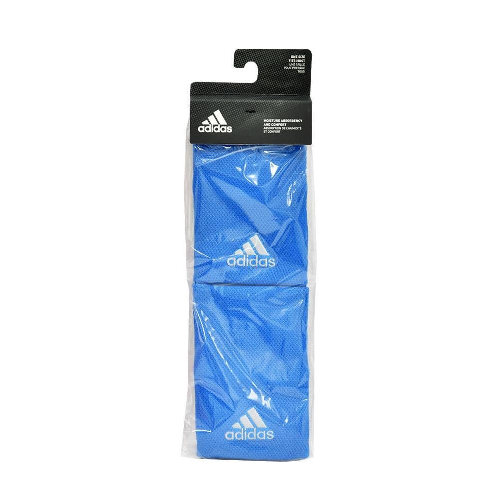 Adidas Large Tennis Wristband , Blue / Grey