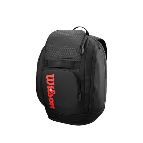 Wilson Clash V3 Super Tour Tennis Backpack - Black/Infrared