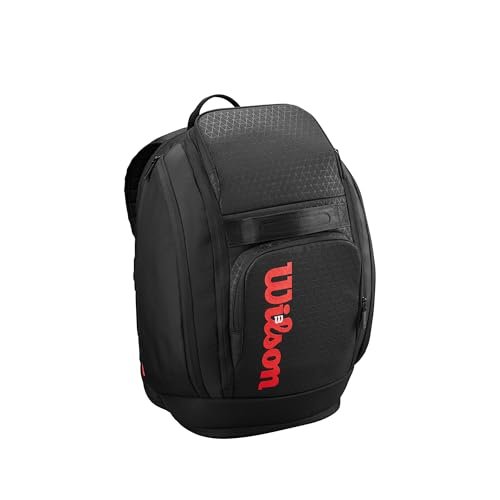 Wilson Clash V3 Super Tour Tennis Backpack - Black/Infrared