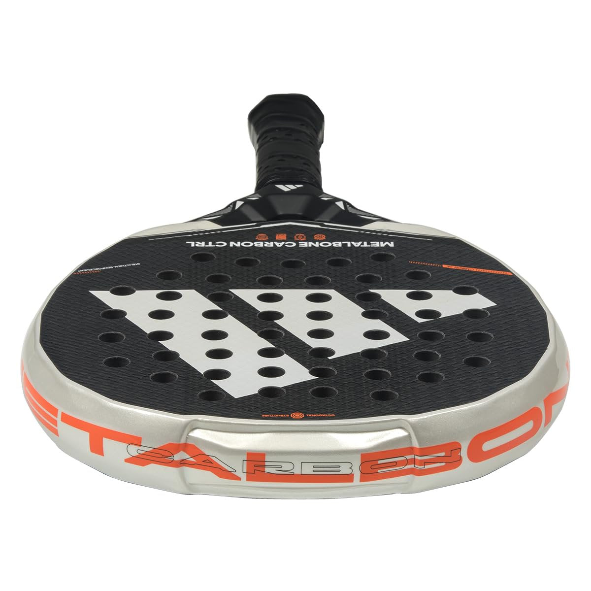 adidas Metalbone Carbon Ctrl 2026 Padel Racket Black Round Shape EVA Soft Foam Carbon 6K