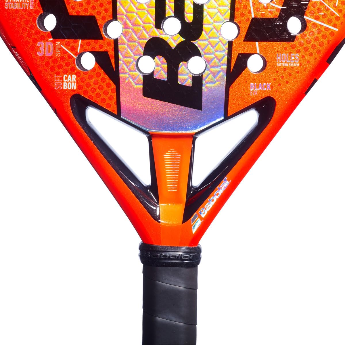 Babolat Viper Soft Juan Lebron 3.0 Padel Racket (Orange/Black)
