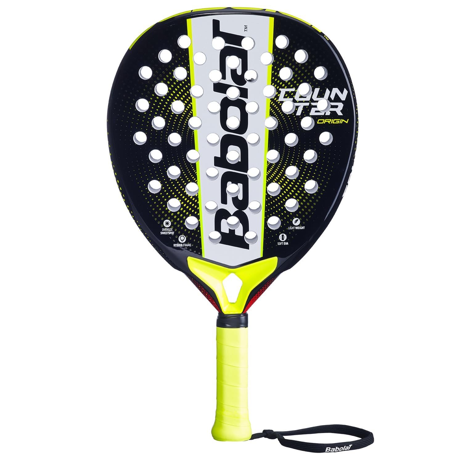 Babolat Counter Origin Padel Racket (Black/Yellow) – Aadvantage Sports
