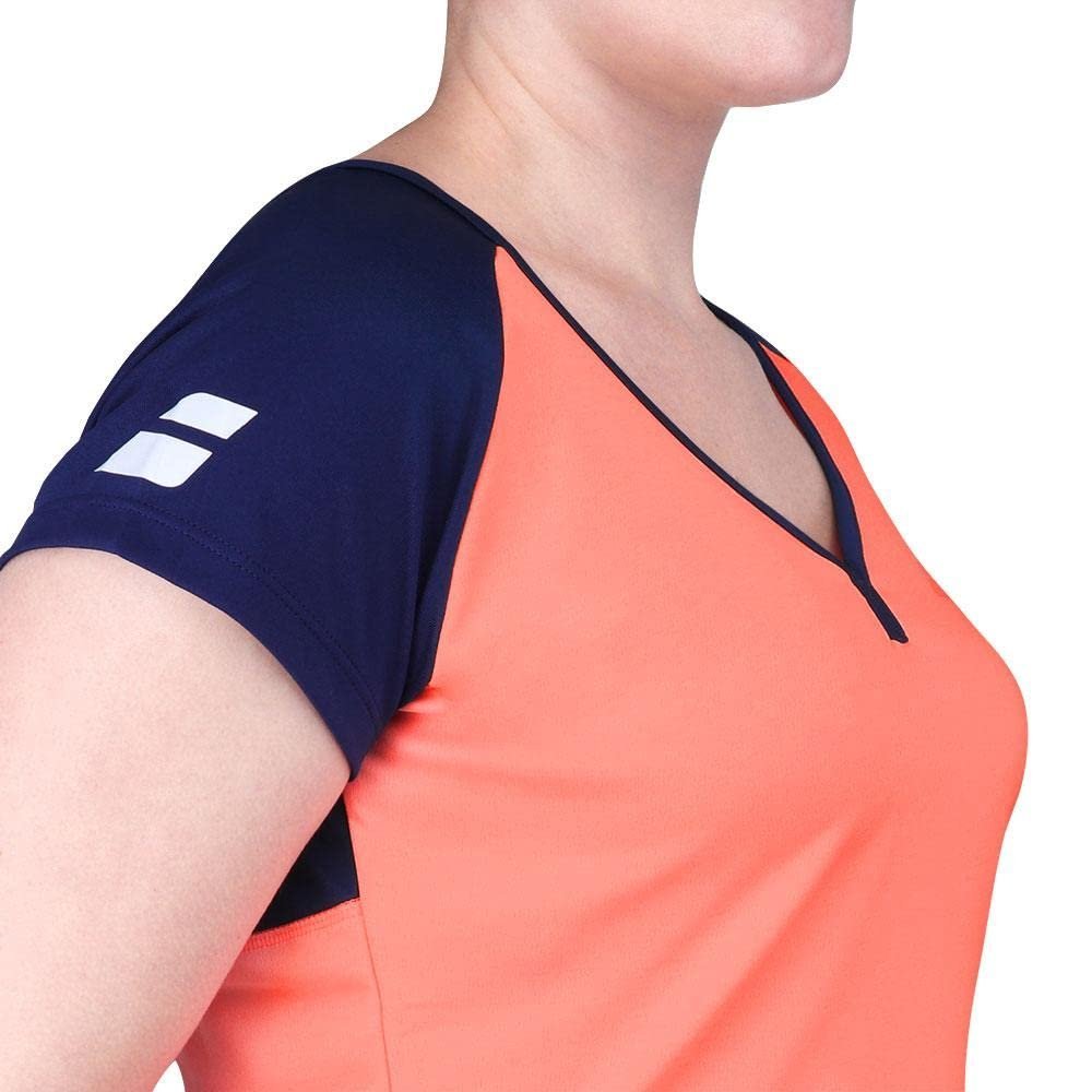 Babolat Women`s Play Cap Sleeve Tennis Top Fluo Strike