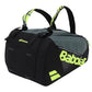 Babolat Pure Aero RH x12 Tennis Bag (Metallic Grey/Black/Fluo Yellow)