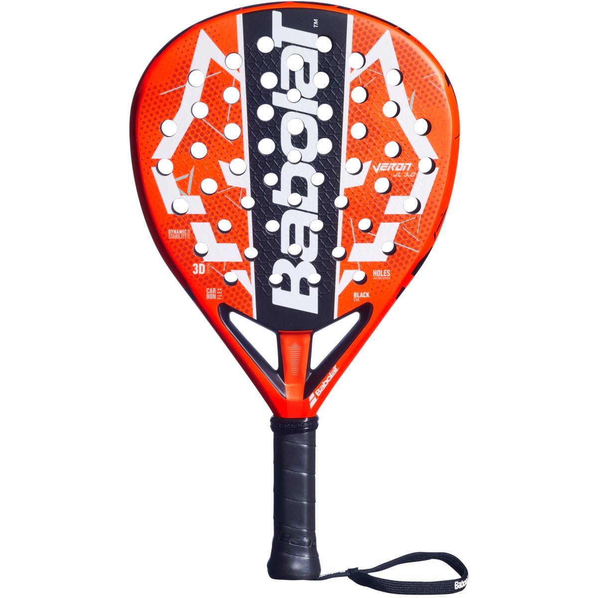 Babolat Veron Juan Lebron 3.0 Padel Racket (Orange/Black)