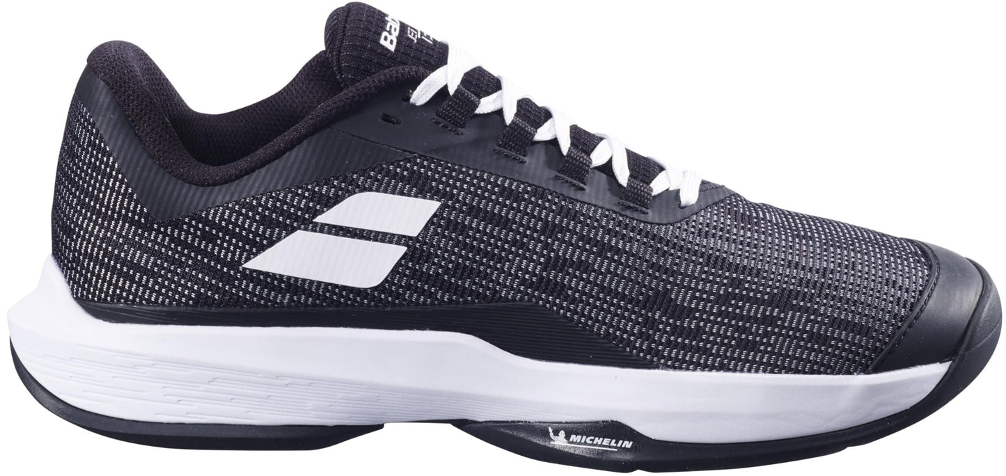 Babolat Men's Jet Tere 2 All Court Tennis Shoes, Black/White (US Men's Size 8)
