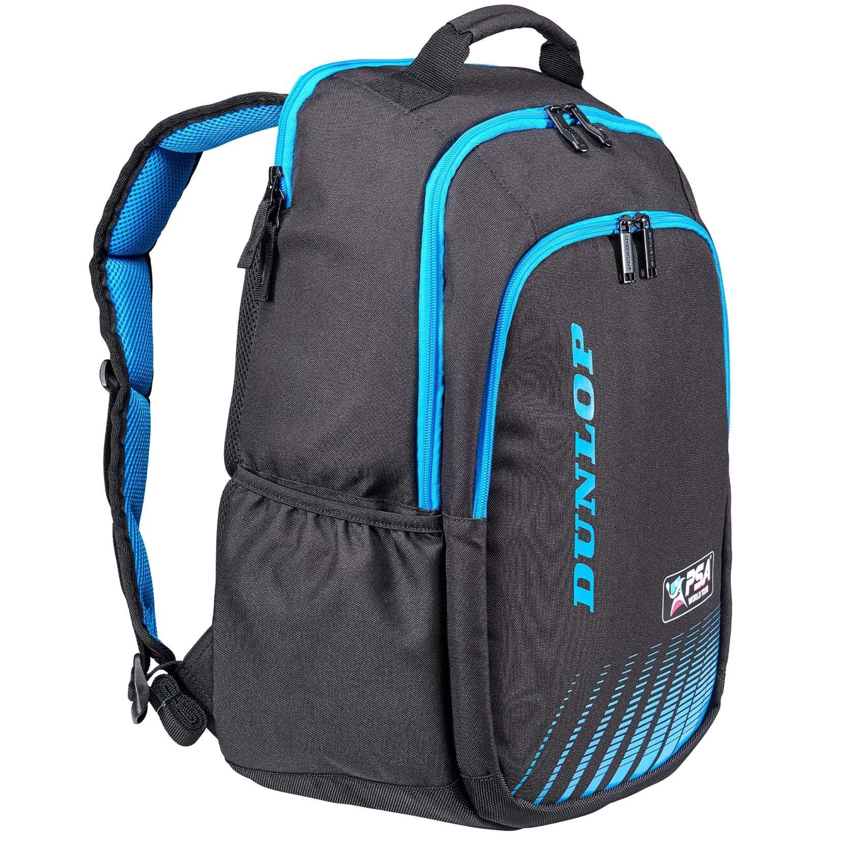 Dunlop Sports PSA Squash Backpack, Black/Blue