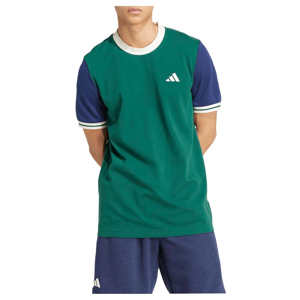 adidas Mens Heritage Casual T-Shirt Regular Fit Green