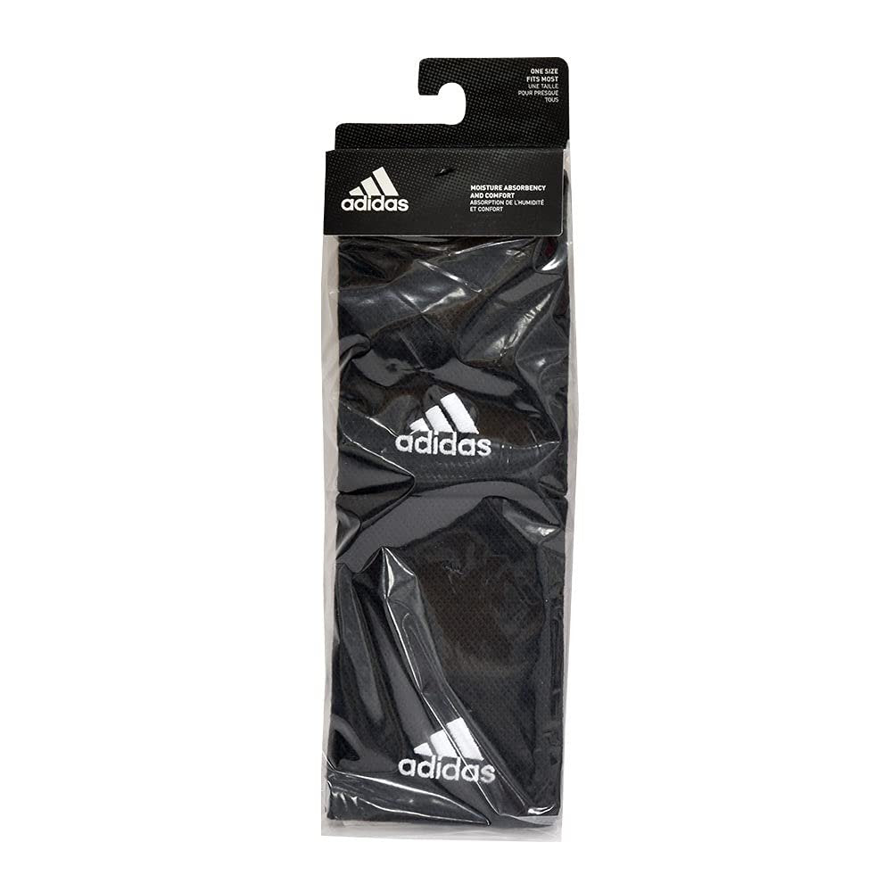 Adidas Large Tennis Wristband , Black