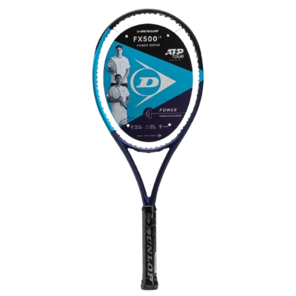 Dunlop Sports FX500 LS Tennis Racket, Blue/Black V26