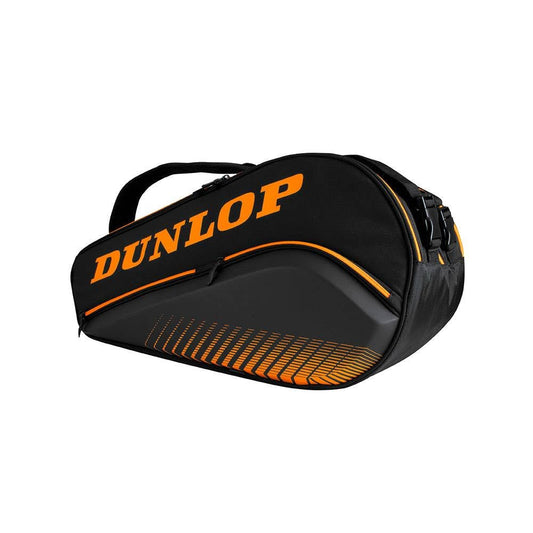 Dunlop Sports Paletero Elite Padel Bag with Thermal Lining, Black/Orange