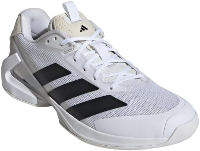 adidas Men's  Adizero Ubersonic 5 Tennis Shoe,  White Black
