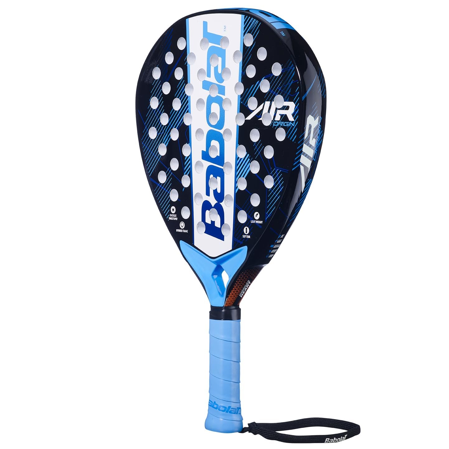Babolat Air Origin Padel Racket (Black/Blue)