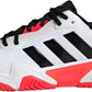 Adidas Men's  SoleMatch Control 2 Tennis Shoe,  White/ Black /Red