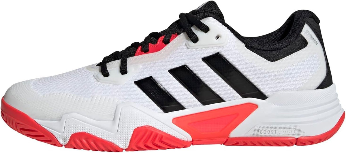 Adidas Men's  SoleMatch Control 2 Tennis Shoe,  White/ Black /Red