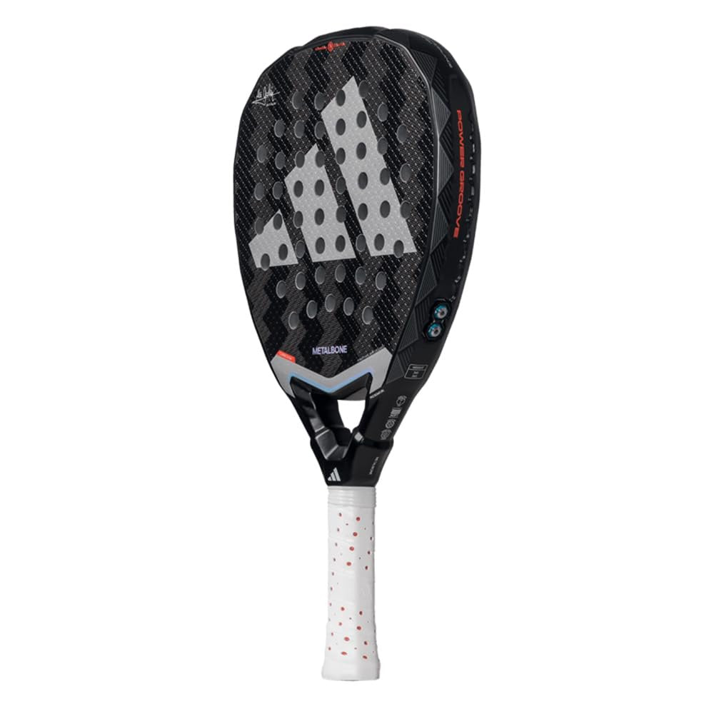 adidas Metalbone 3.4 Racket Ale Galán - Black, Diamond Shape, EVA Soft Performance Foam, aluminized Carbon 16K