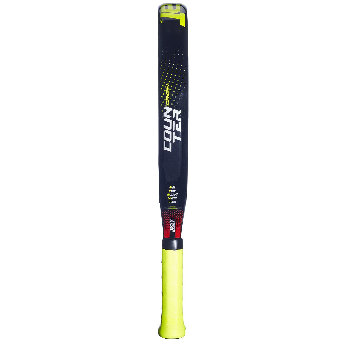 Babolat Counter Origin Padel Racket (Black/Yellow)