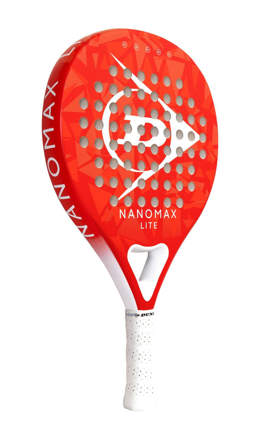 Dunlop Sports Nanomax Lite Padel Racket, Red/White
