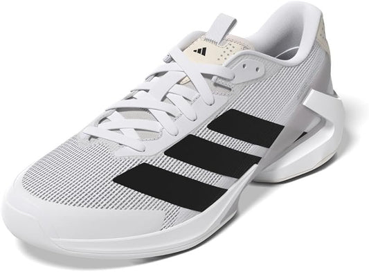adidas Men's  Adizero Ubersonic 5 Tennis Shoe,  White Black