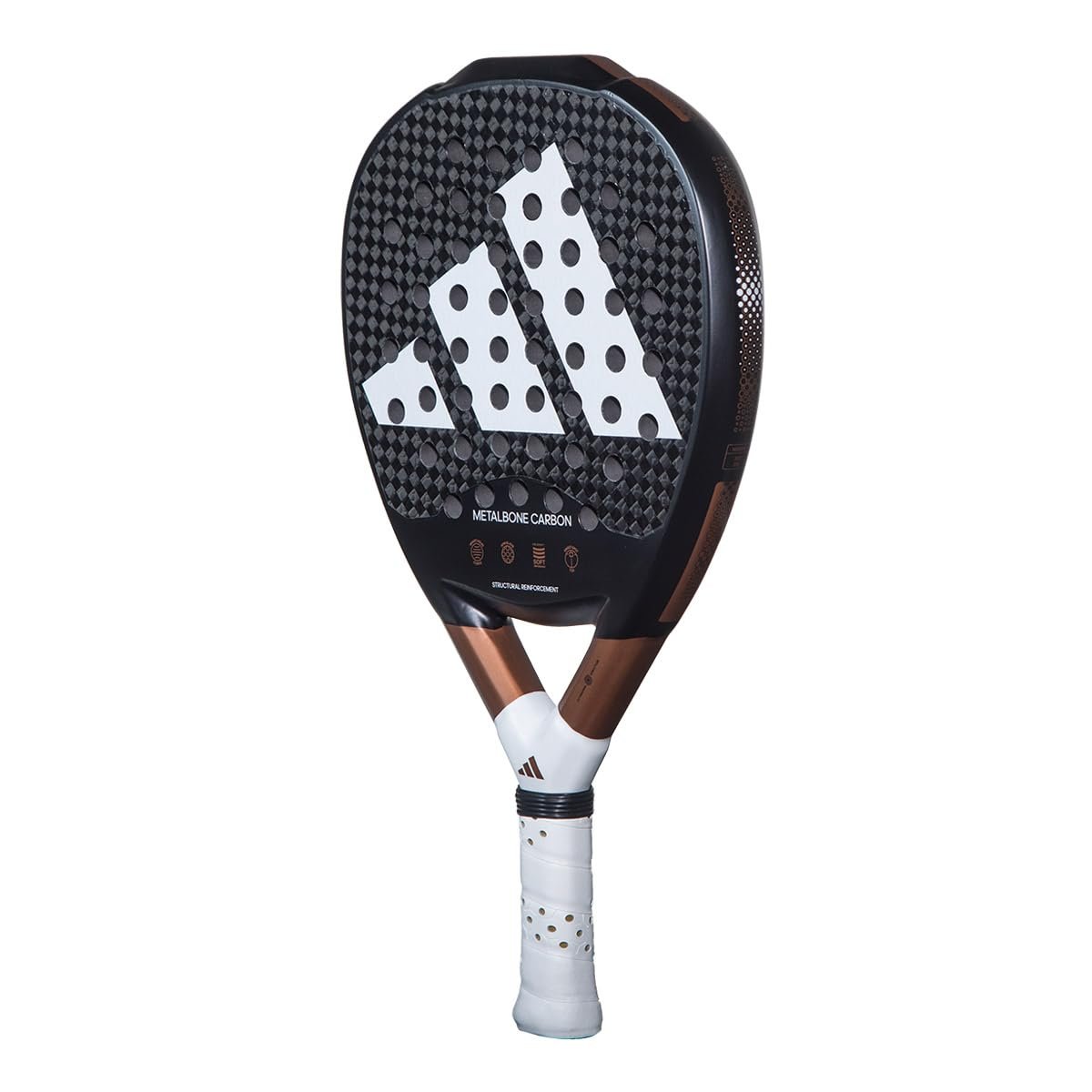 Adidas METALBONE Carbon Black and Gold Padel Racket