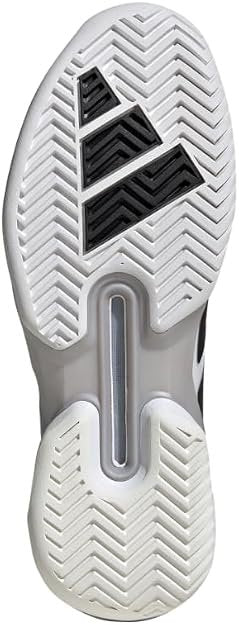 adidas Men's  Adizero Ubersonic 5 Tennis Shoe,  White Black