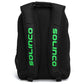 Solinco Tour Team Tennis Backpack Black and Neon Green (OS)