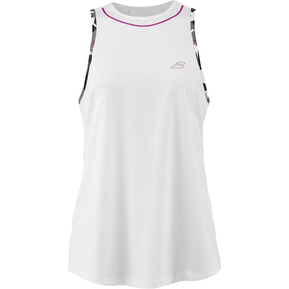 Babolat Women's Aero Tennis Training Tank Top, Black/Black (Medium)