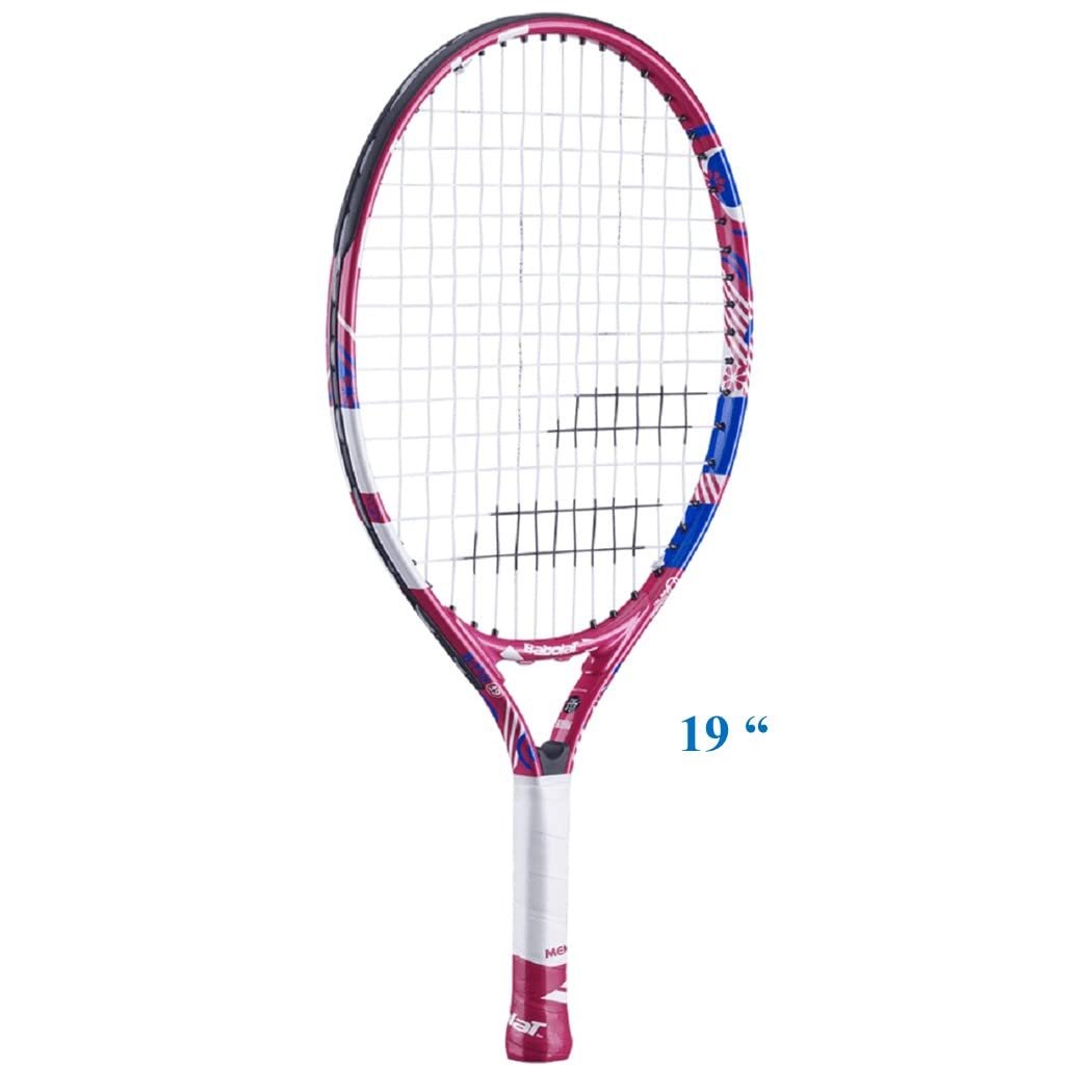 Babolat B’Fly Junior 23 Inch Tennis Racquet (White/Pink)