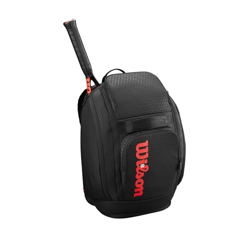 Wilson Clash V3 Super Tour Tennis Backpack - Black/Infrared