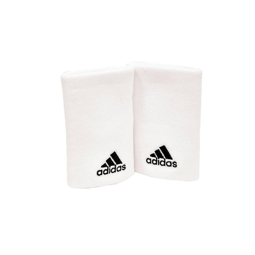 Adidas Large Tennis Wristband , White / Black