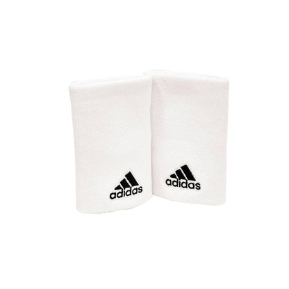Adidas Large Tennis Wristband , White / Black